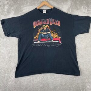 Brandon Giles Shirt Mens 2XL Black Rock N Roll Piano Music Graphic Tee